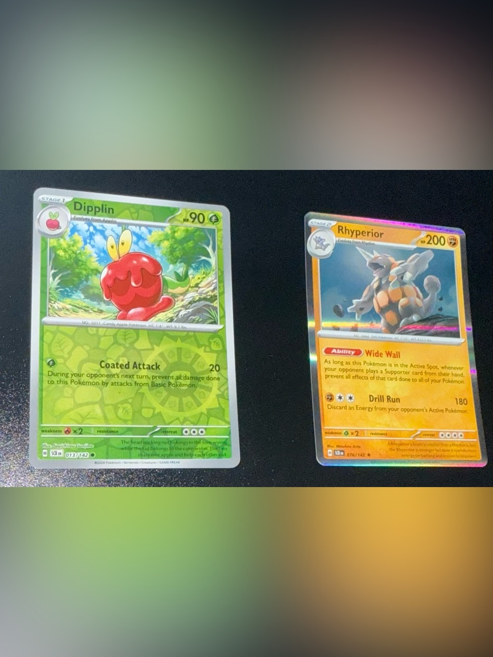 Pokemon - Stellar Crown Lot with 1 Reverse Holo, 1 Holo and 10 additional cards